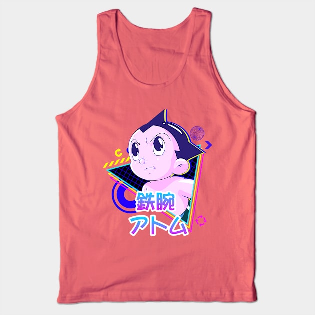 Astroboy synthwave Tank Top by mrcatguys